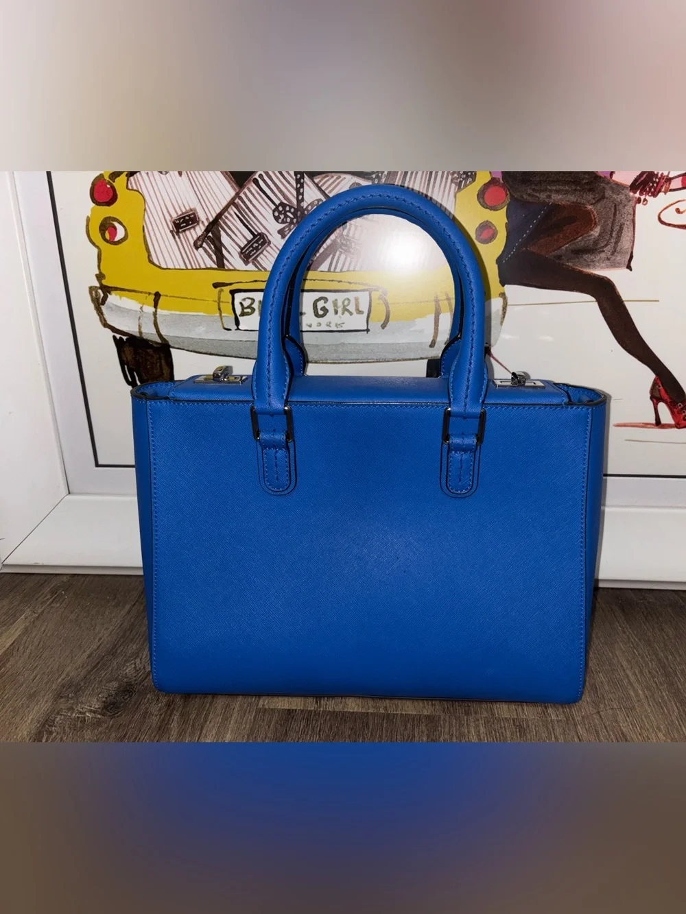 henri bendel structured satchel
